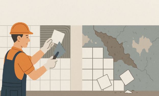 磁磚老是掉下來？從施工到環境問題一次了解原因